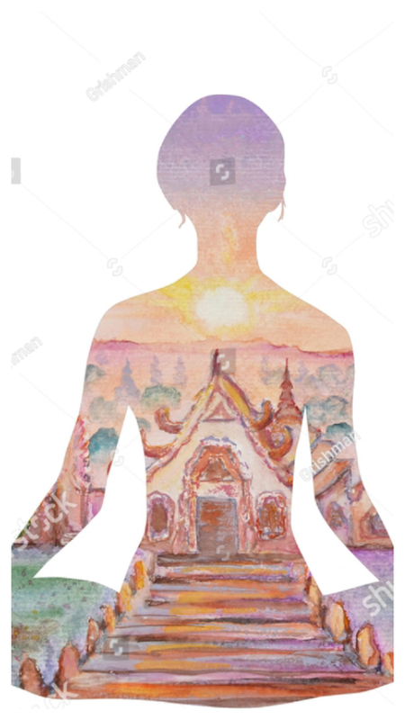 Mind Body Spirit Silhouette